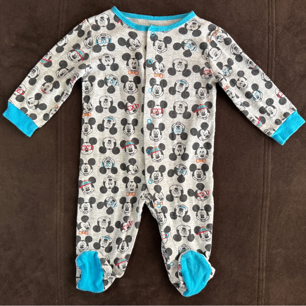 Disney Mickey Mouse Snap Footie